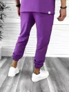 Trening barbati mov pantaloni + tricou oversize B7984